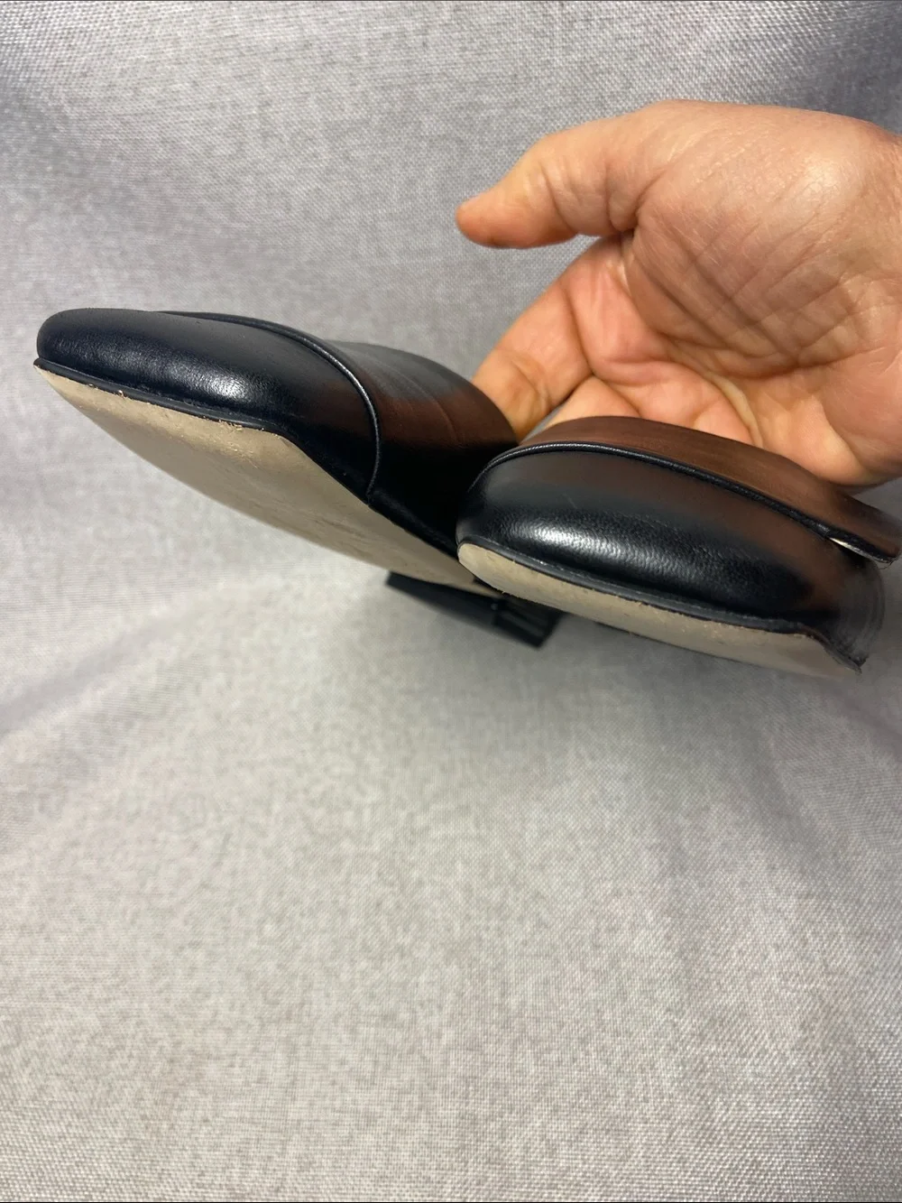 Franco Sarto Tracy flats Leather shoes. Size 9 - Picture 6 of 8